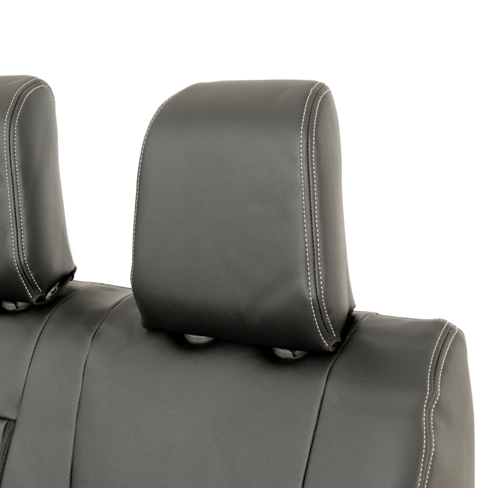 Peugeot Expert Tailored Leatherette Seat Covers (2016 Onwards) - Black - UK Custom Covers