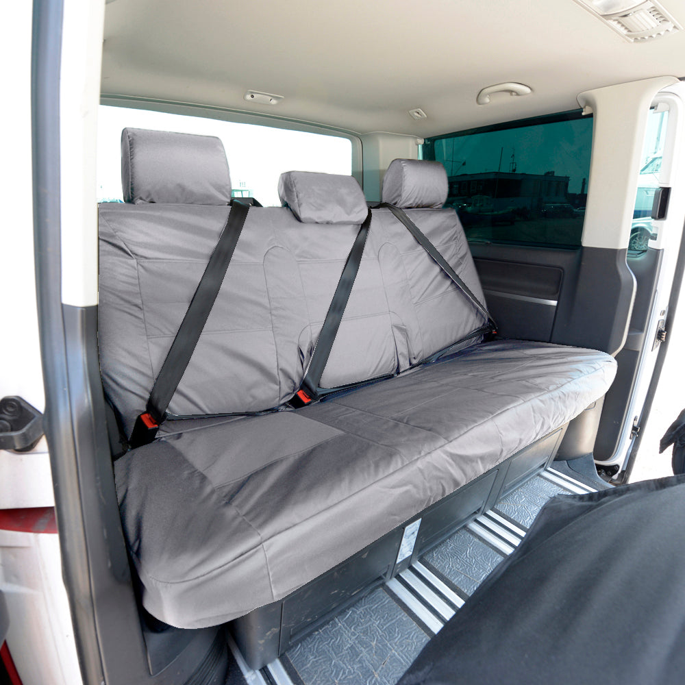 VW T6 / T6.1 Caravelle Tailored PU Seat Covers (2015 Onwards) - UK Custom Covers