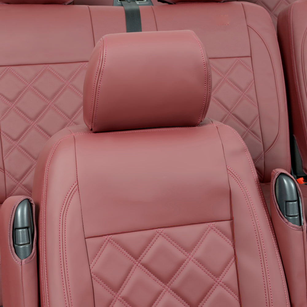 VW T6 / T6.1 Shuttle Tailored Leatherette Seat Covers (2015 Onwards) - UK Custom Covers