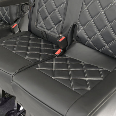 Peugeot Expert Tailored Leatherette Seat Covers (2016 Onwards) - Black - UK Custom Covers