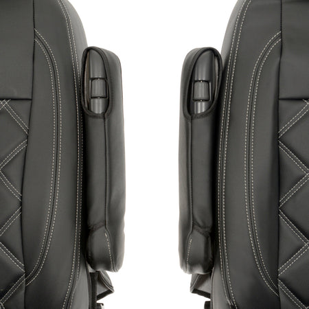 VW T6 / T6.1 Shuttle Tailored Leatherette Seat Covers (2015 Onwards) - UK Custom Covers