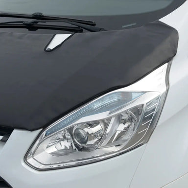 Carbon Fiber Look Hood Bra For Ford Transit Tourneo Connect (2013+) - Front End Protection Mask - View #5