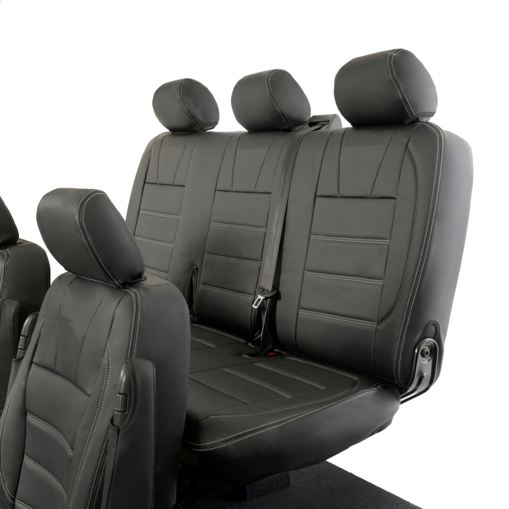 VW T6 / T6.1 Kombi Tailored Leatherette Seat Covers (2015 Onwards) - UK Custom Covers