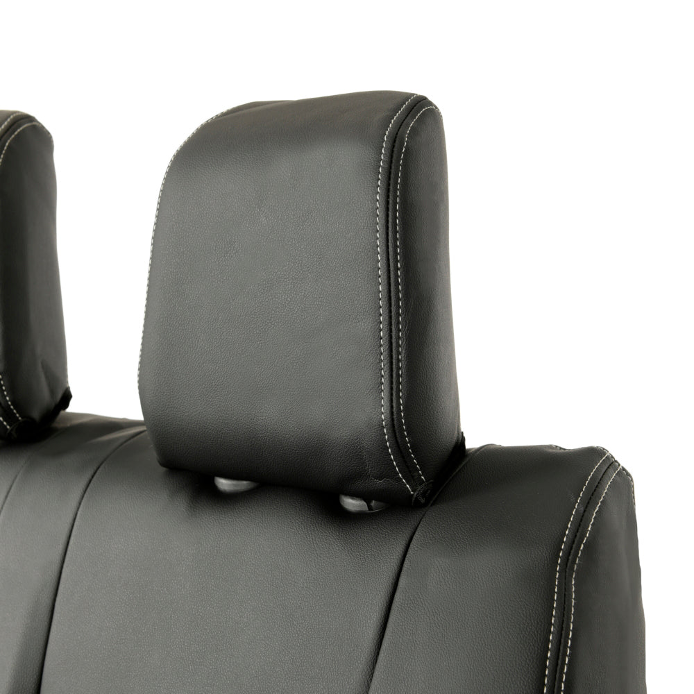 Peugeot Expert Tailored Leatherette Seat Covers (2016 Onwards) - Black - UK Custom Covers