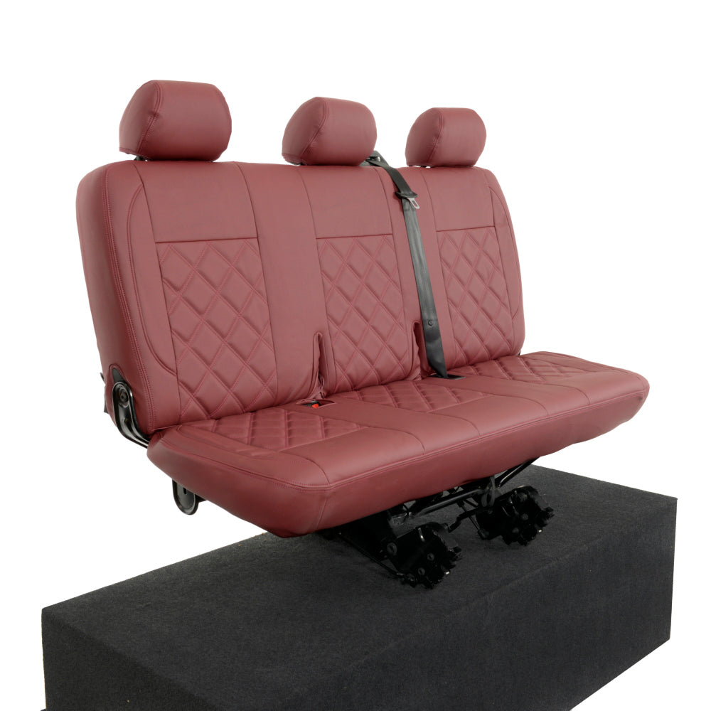 VW T5 / T5.1 Kombi Tailored Leatherette Seat Covers (2003-2015) - UK Custom Covers