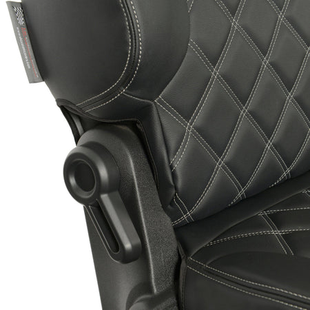 Peugeot Partner Tailored Leatherette Seat Covers - Black - UK Custom Covers