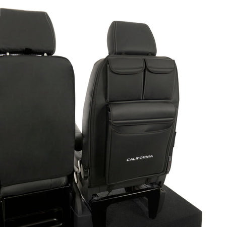 VW Transporter T6/T6.1 Seat Storage Organisers Leatherette - UK Custom Covers