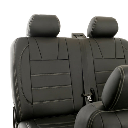 VW T5 / T5.1 Kombi Tailored Leatherette Seat Covers (2003-2015) - UK Custom Covers