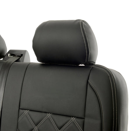 VW T5 / T5.1 Kombi Tailored Leatherette Seat Covers (2003-2015) - UK Custom Covers