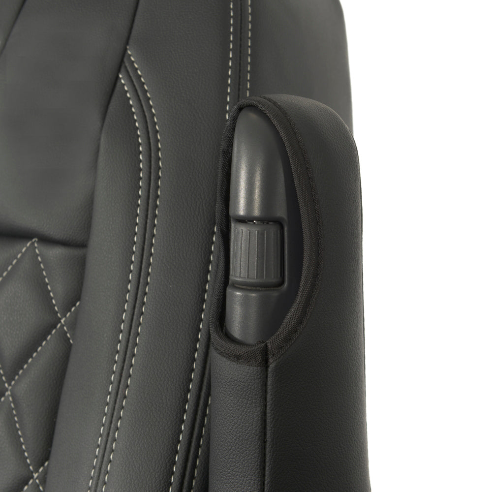 VW T6 / T6.1 Transporter Tailored Leatherette Seat Covers (2015 Onwards) - UK Custom Covers