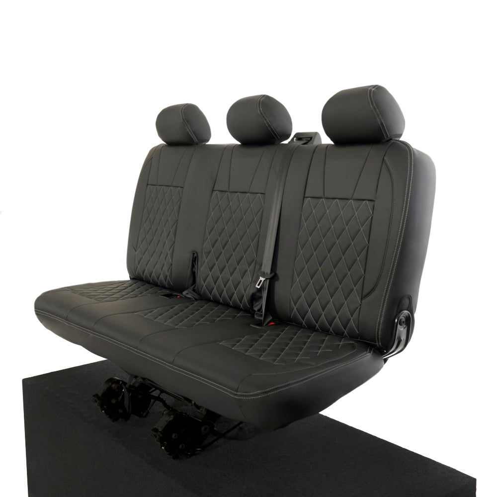 VW T5 / T5.1 Kombi Tailored Leatherette Seat Covers (2003-2015) - UK Custom Covers