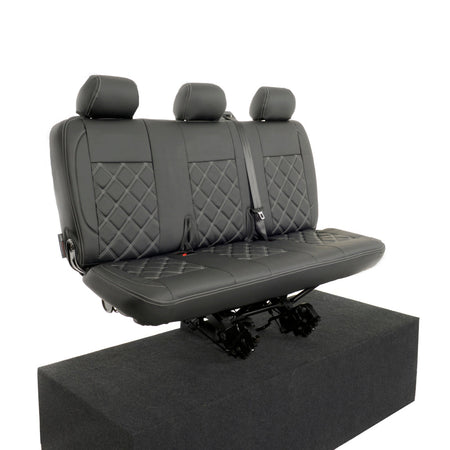 VW T5 / T5.1 Kombi Tailored Leatherette Seat Covers (2003-2015) - UK Custom Covers