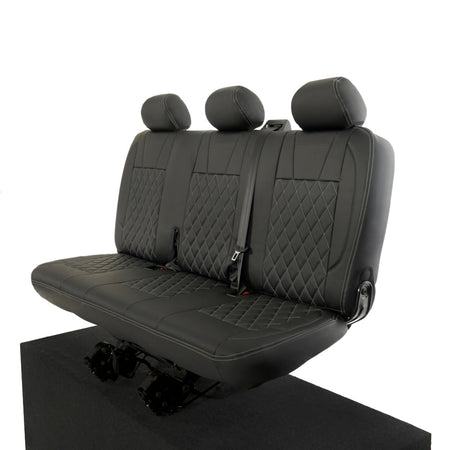 VW T6 / T6.1 Shuttle Tailored Leatherette Seat Covers (2015 Onwards) - UK Custom Covers