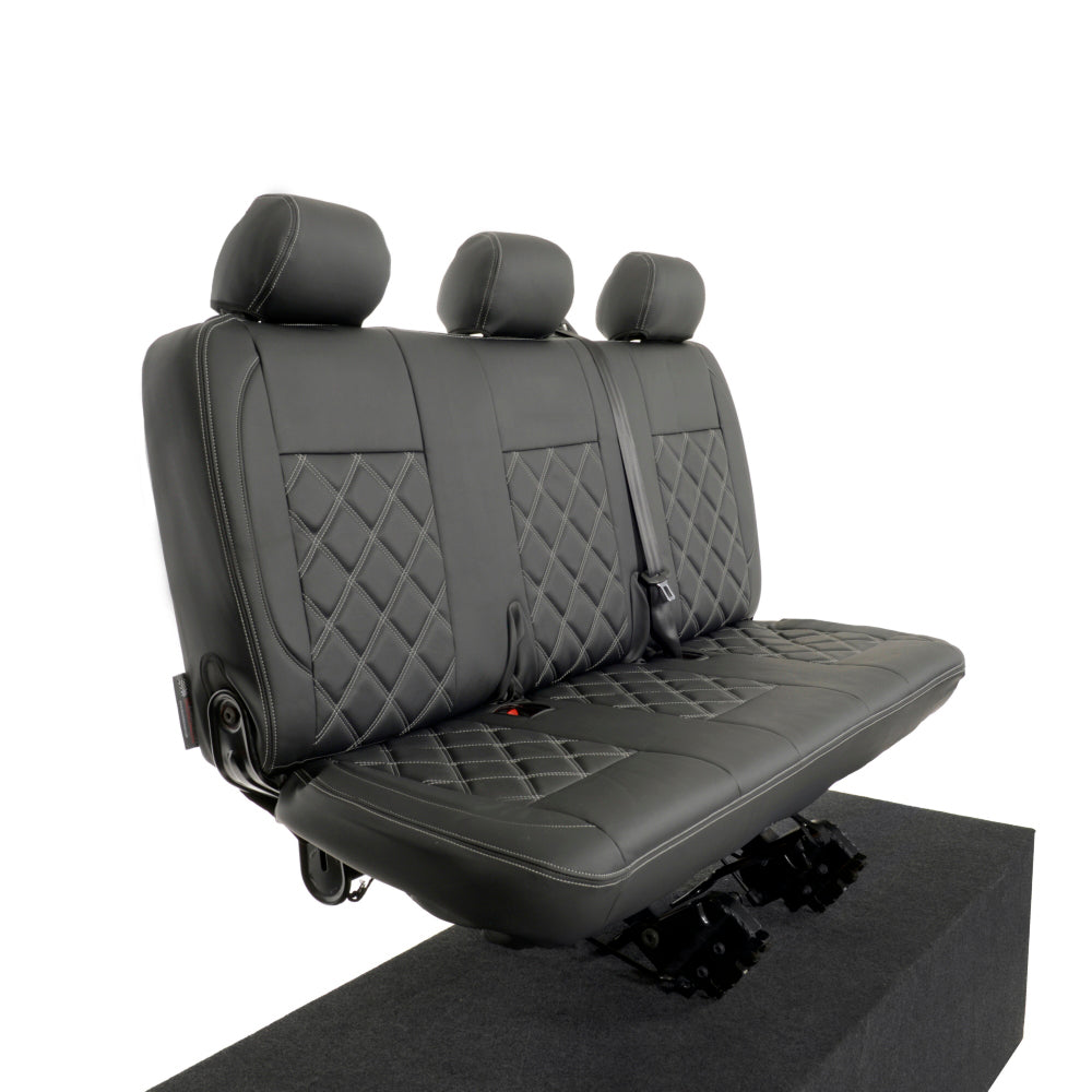 VW T5 / T5.1 Kombi Tailored Leatherette Seat Covers (2003-2015) - UK Custom Covers