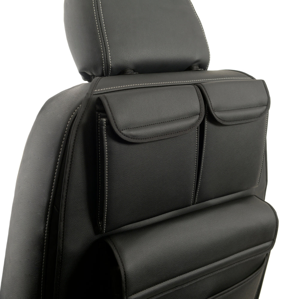 VW Transporter T6/T6.1 Seat Storage Organisers Leatherette - UK Custom Covers