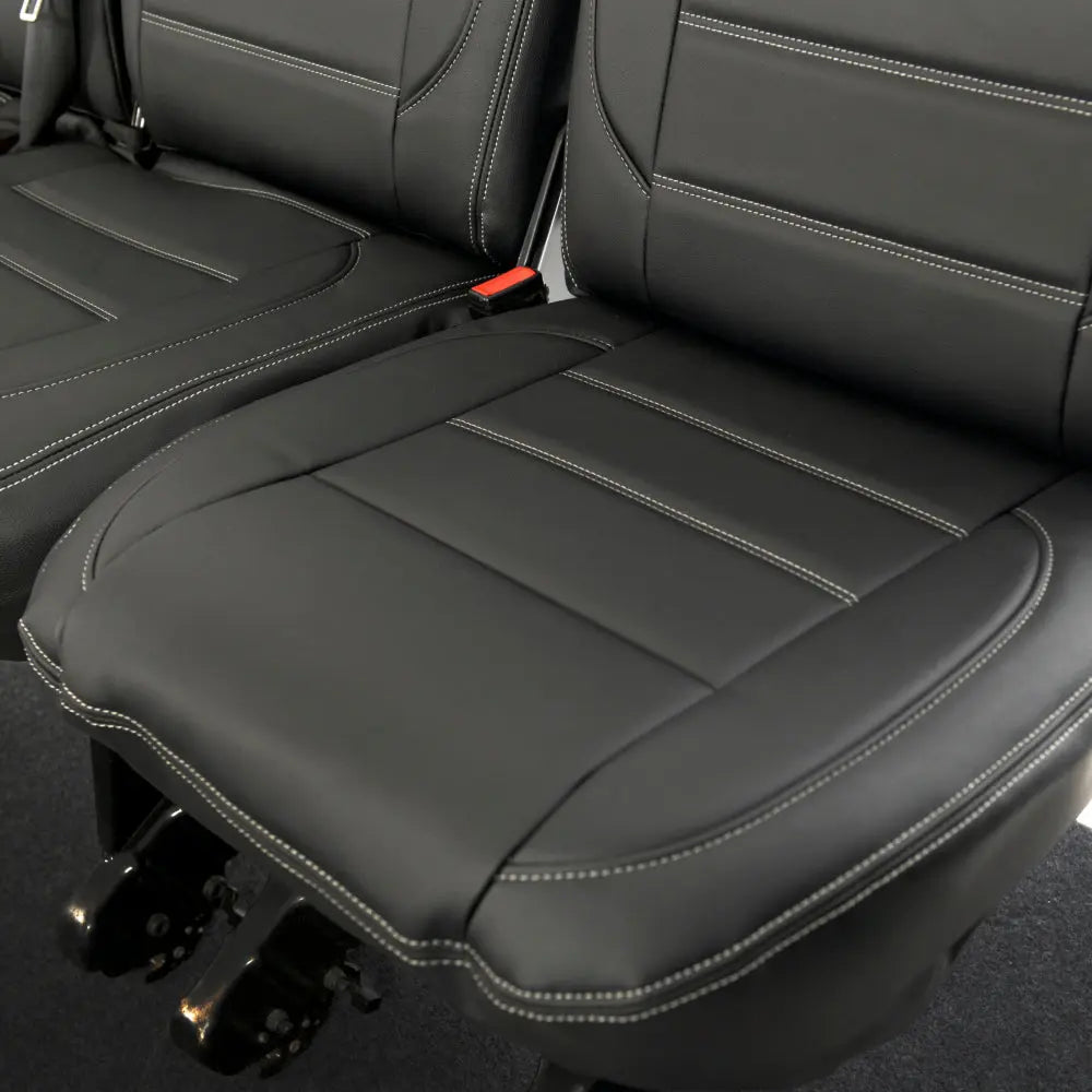 Vw T5 Kombi Shuttle Seat Covers 2003-2015 Tailored Leatherette Heavy Vw T5 Kombi Shuttle Seat Covers 2003-2015 Tailored Leatherette Heavy