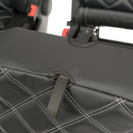 VW Crafter Tailored Leatherette Seat Covers - Black - UK Custom Covers