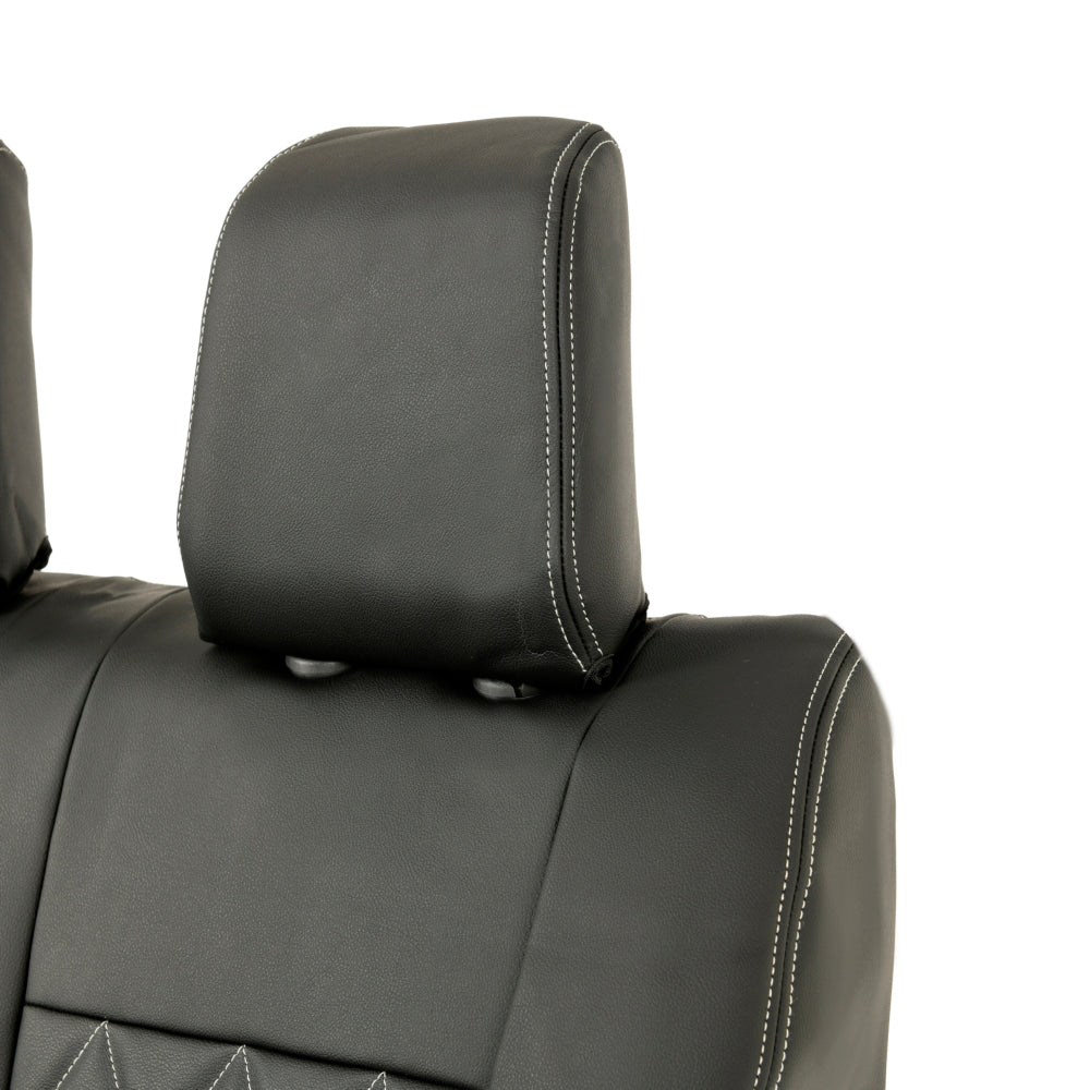 Peugeot Expert Tailored Leatherette Seat Covers (2016 Onwards) - Black - UK Custom Covers