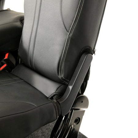 Peugeot Partner Tailored Leatherette Seat Covers - Black - UK Custom Covers