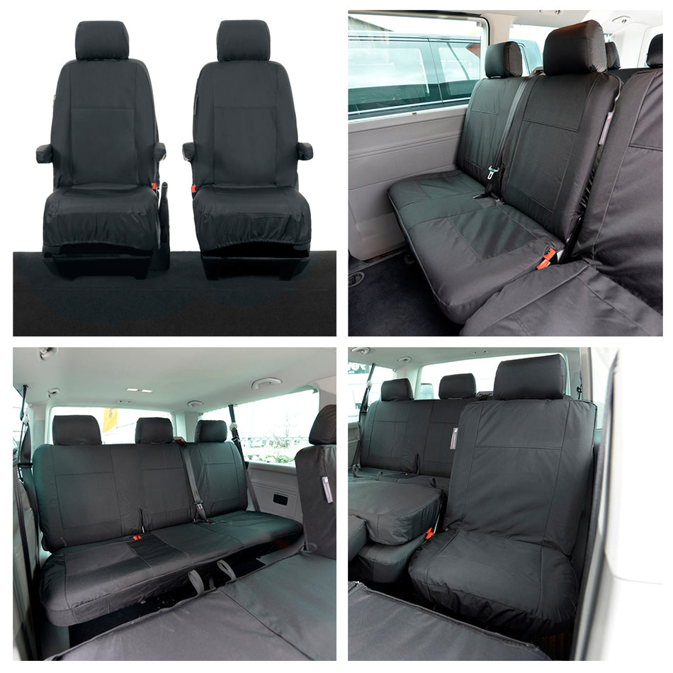 VW Transporter T5/T5.1 Shuttle All Seat Covers - 8 Seater (2003-2015)