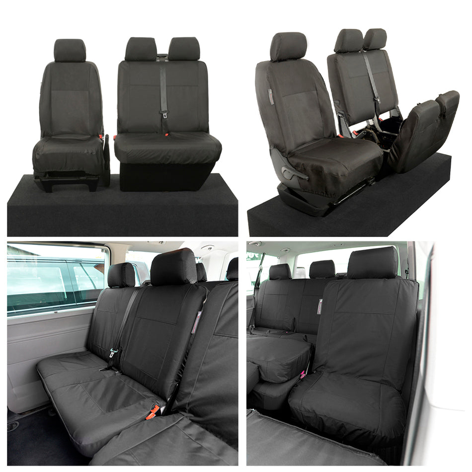 VW Transporter T6/T6.1 Front & Rear Seat Covers (2015 Onwards)