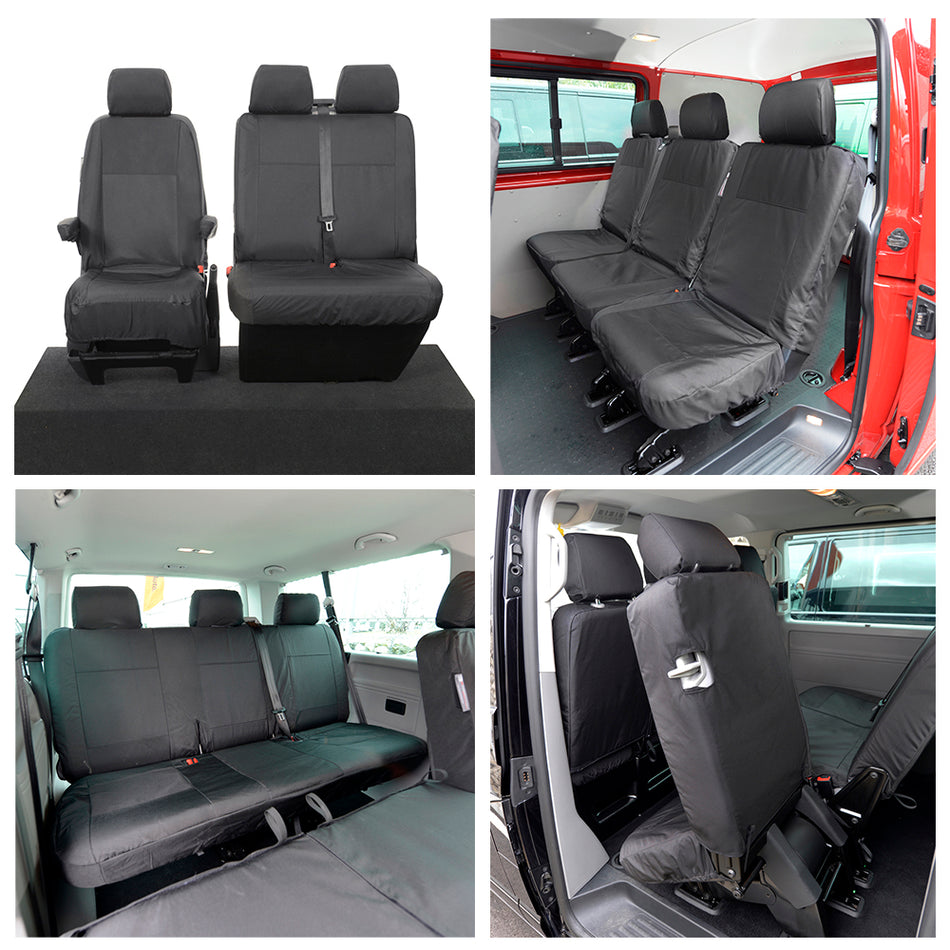 VW Transporter T5/T5.1 Shuttle Full Set of Seat Covers (2003-2015)