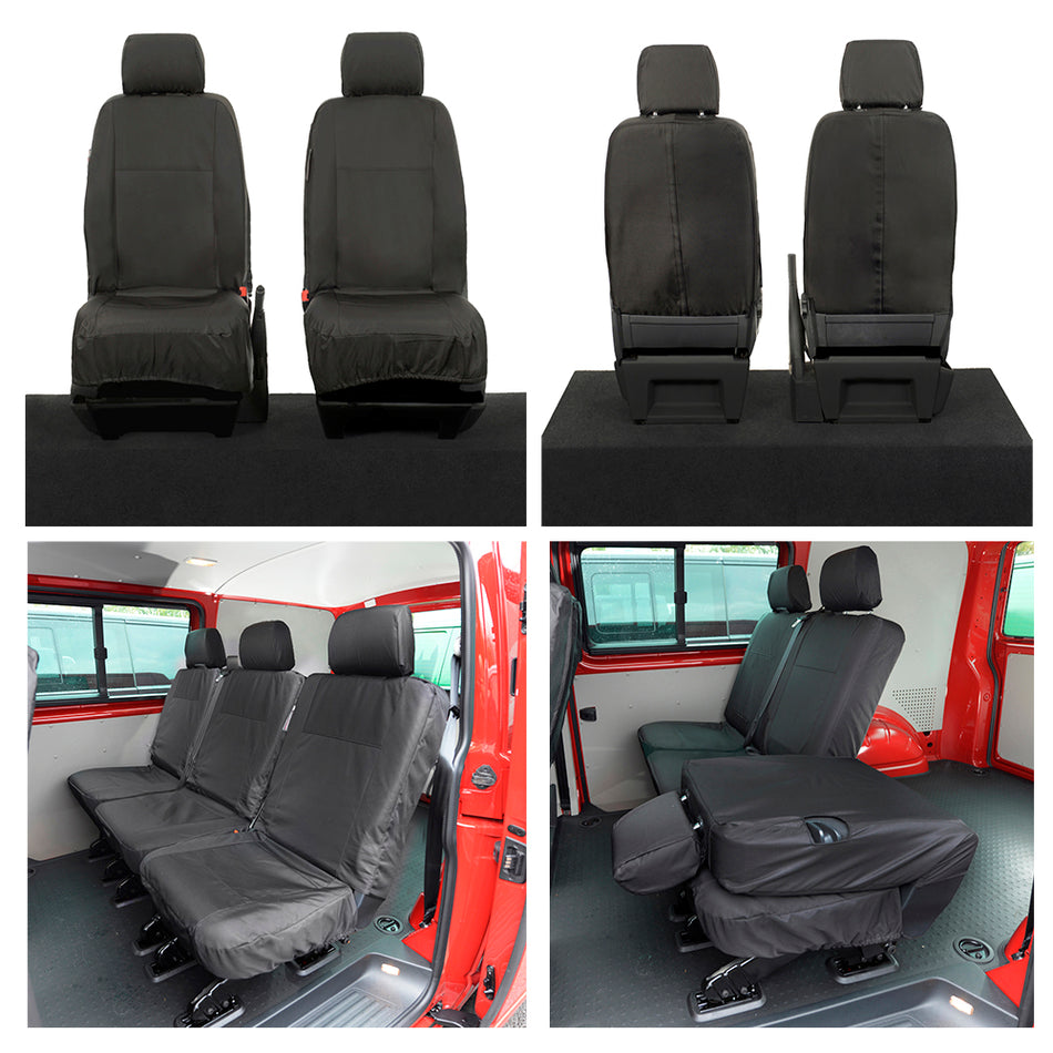 VW Transporter T6/T6.1 Front & Rear Seat Covers (2015 Onwards)