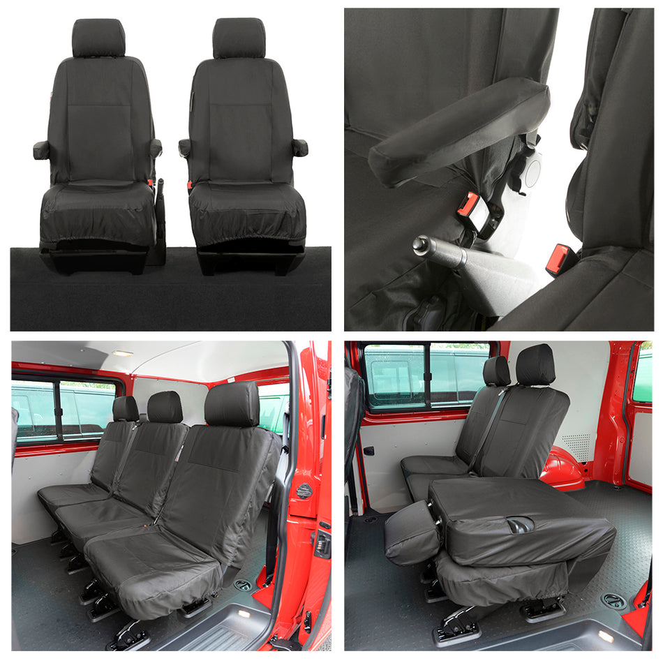 VW Transporter T6/T6.1 Seat Covers - 5 Seater (2015 Onwards)