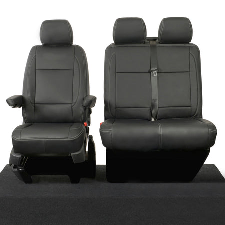 VW T6 / T6.1 Shuttle Tailored Leatherette Seat Covers (2015 Onwards) - UK Custom Covers