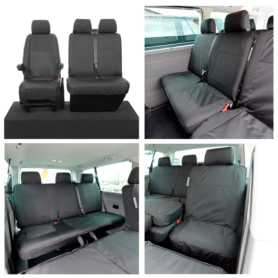 VW Transporter T5/T5.1 Shuttle Full Set of Seat Covers (2003-2015)