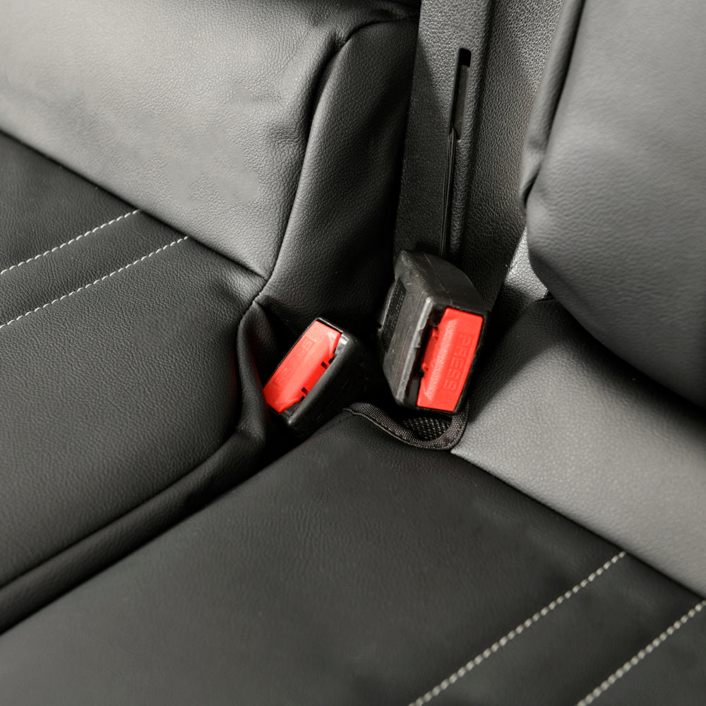 Peugeot Partner Tailored Leatherette Seat Covers - Black - UK Custom Covers