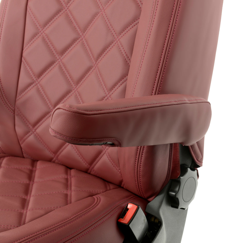 VW T6 / T6.1 Transporter Tailored Leatherette Seat Covers (2015 Onwards) - UK Custom Covers