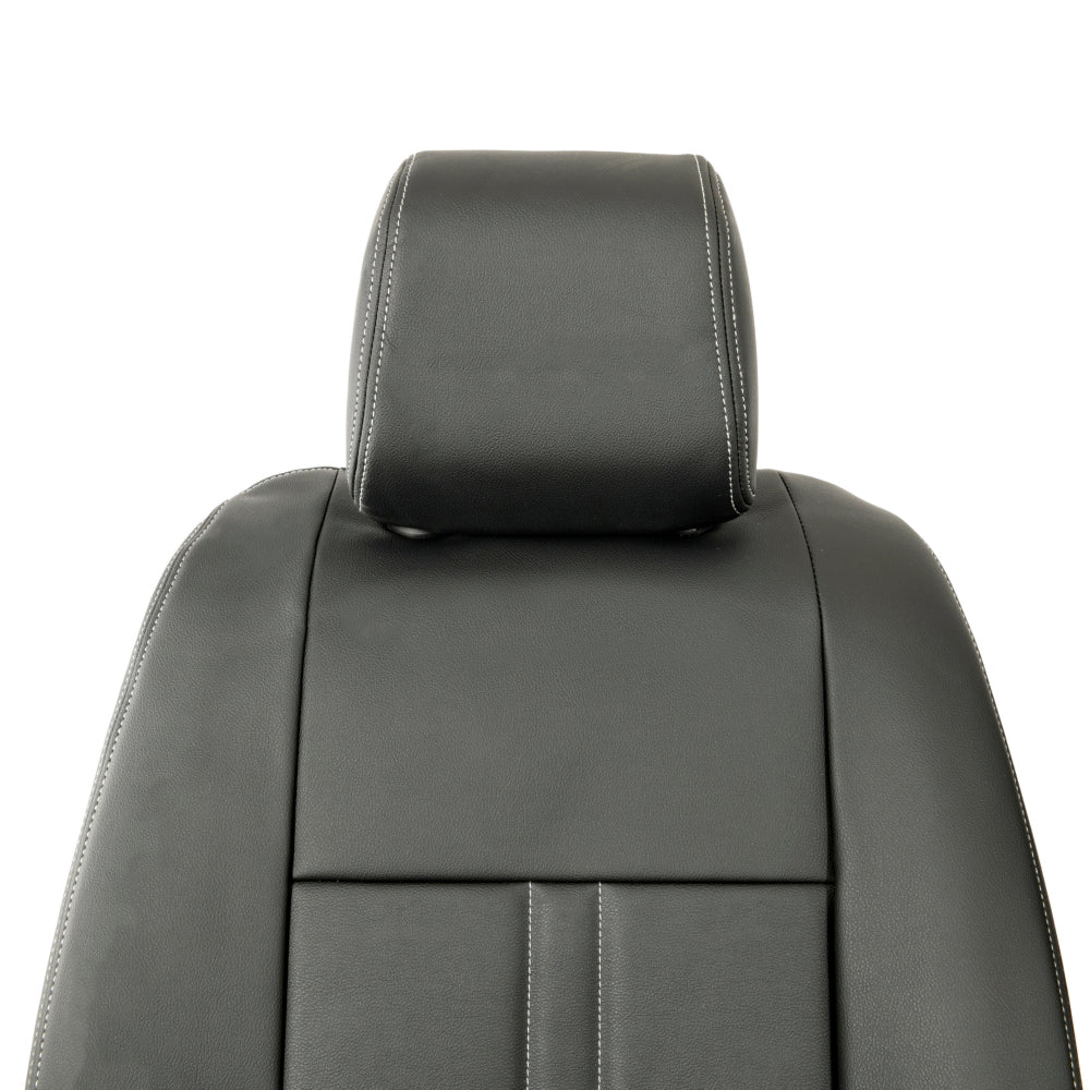 Peugeot Expert Tailored Leatherette Seat Covers (2016 Onwards) - Black - UK Custom Covers