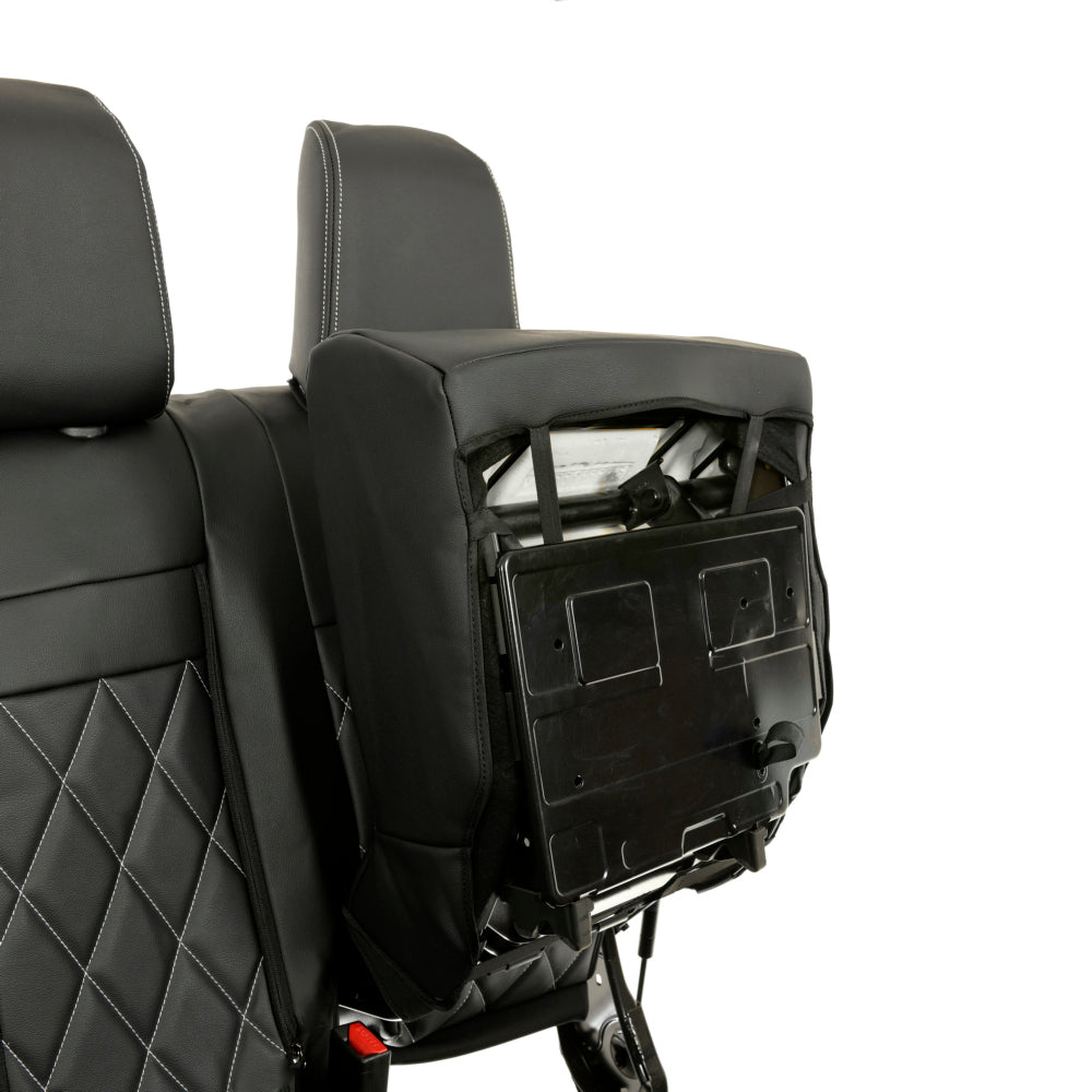 Peugeot Expert Tailored Leatherette Seat Covers (2016 Onwards) - Black - UK Custom Covers