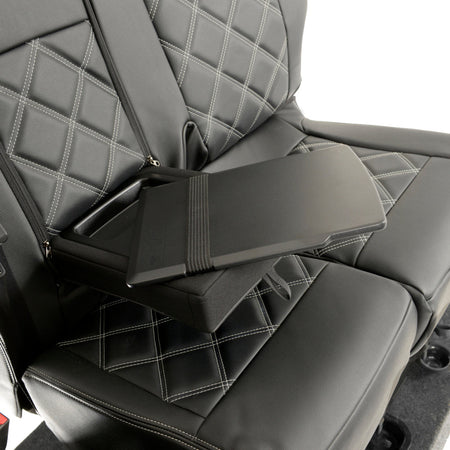 Peugeot Expert Tailored Leatherette Seat Covers (2016 Onwards) - Black - UK Custom Covers