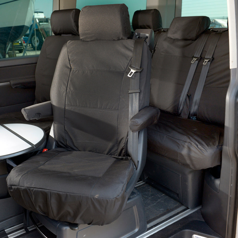 VW Transporter T6/T6.1 Caravelle Second Row Seat Covers (2015 Onwards)