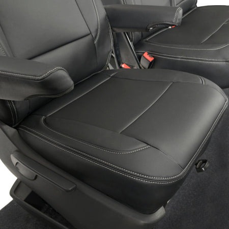 VW T6 / T6.1 Shuttle Tailored Leatherette Seat Covers (2015 Onwards) - UK Custom Covers