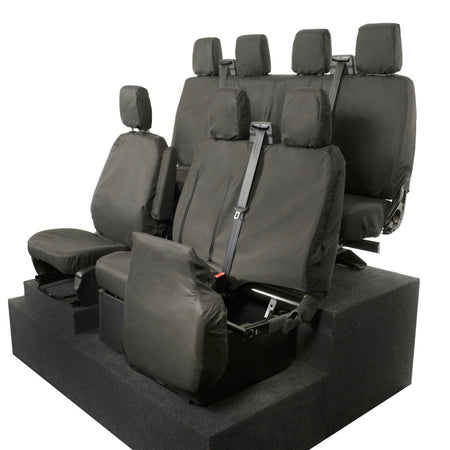 Ford Transit Van (Inc E-Transit) Tailored PU Seat Covers - UK Custom Covers