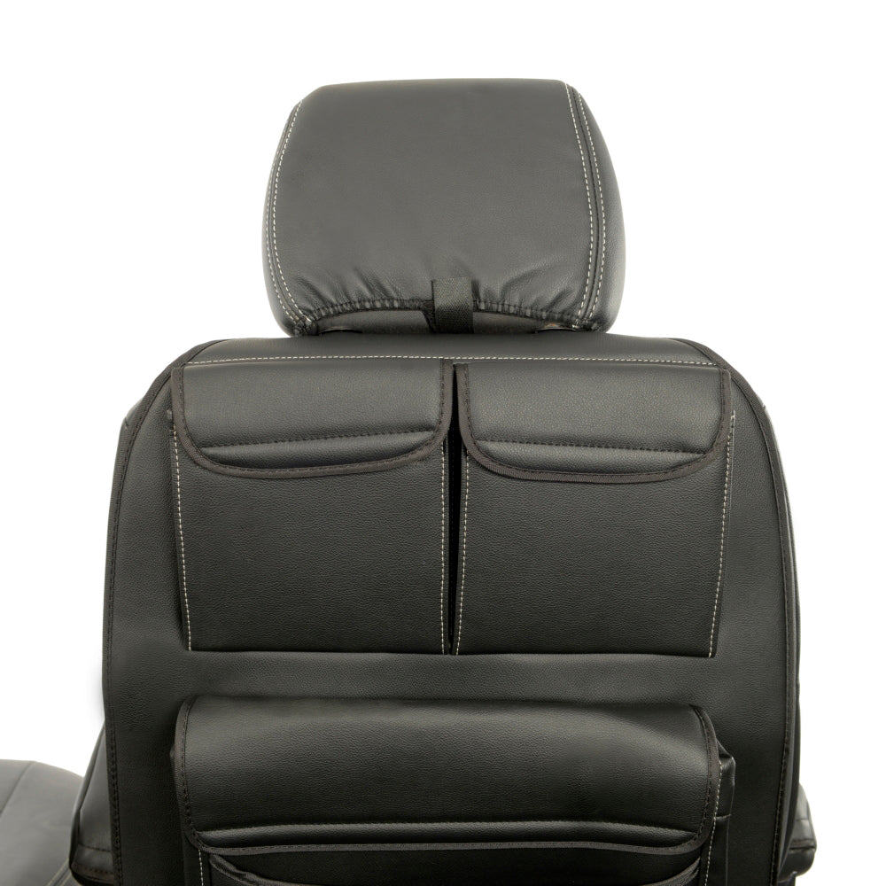 VW Transporter T6/T6.1 Seat Storage Organisers Leatherette - UK Custom Covers