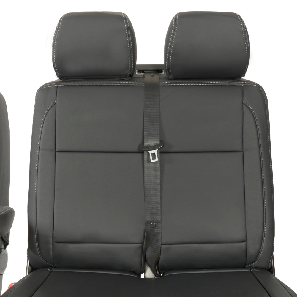 VW T6 / T6.1 Kombi Tailored Leatherette Seat Covers (2015 Onwards) - UK Custom Covers