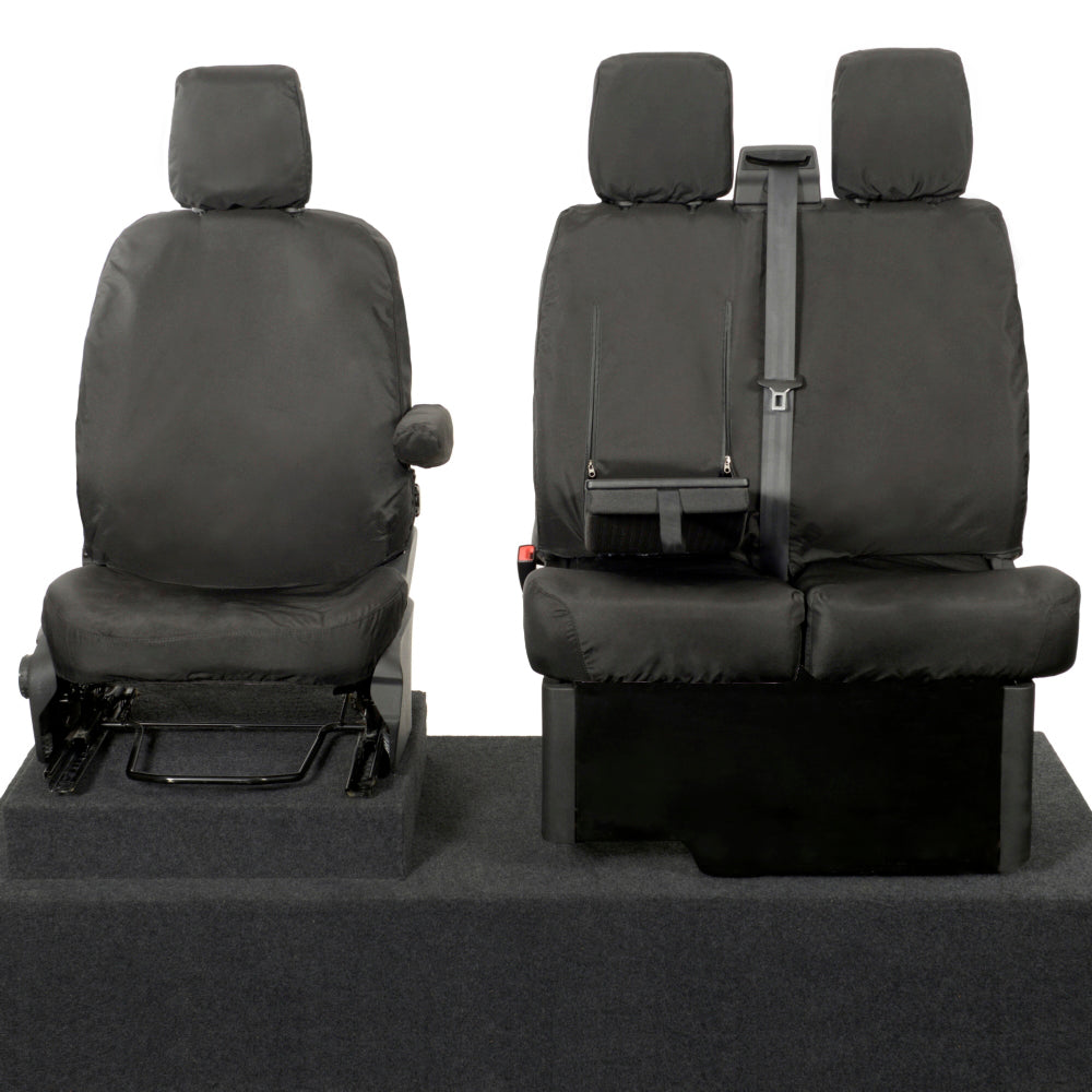 Ford Transit Van (Inc E-Transit) Tailored PU Seat Covers - UK Custom Covers