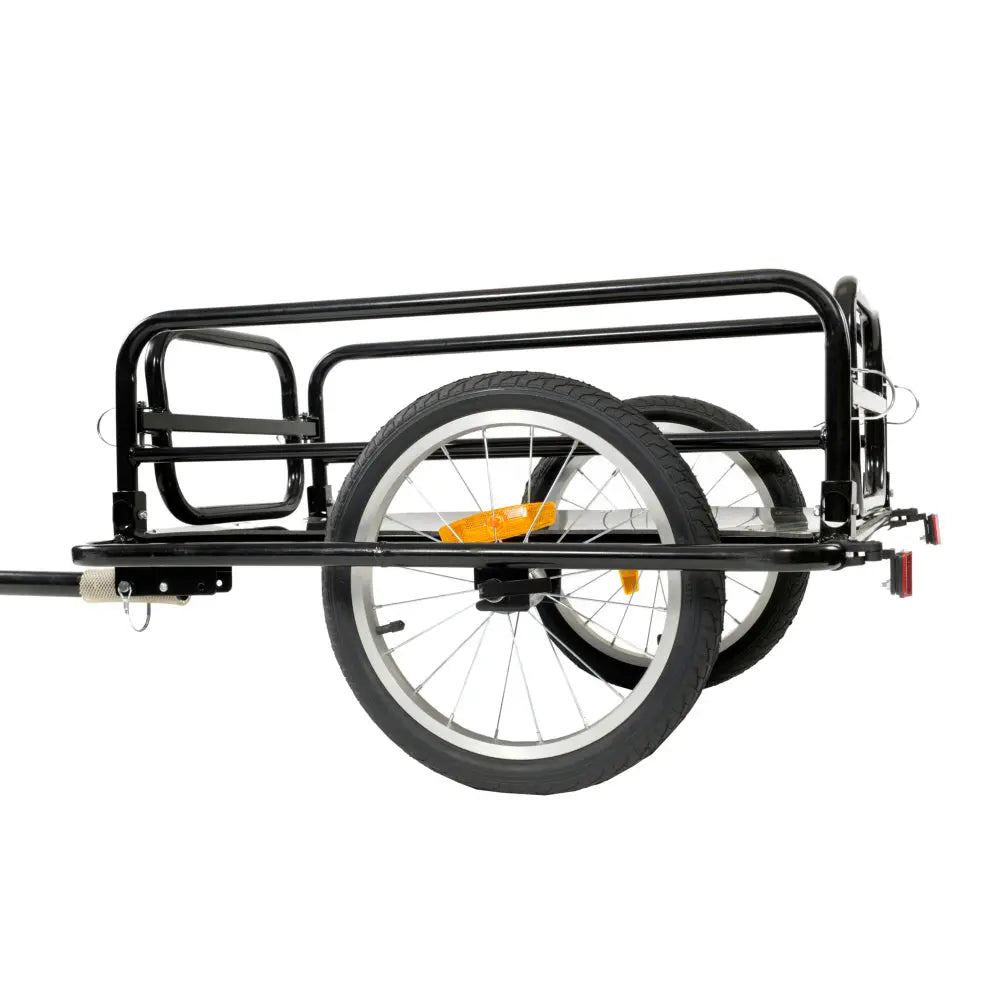 Folding Bike Trailer With Universal Hitch Bicycle Storage Trolley UKCC Retail