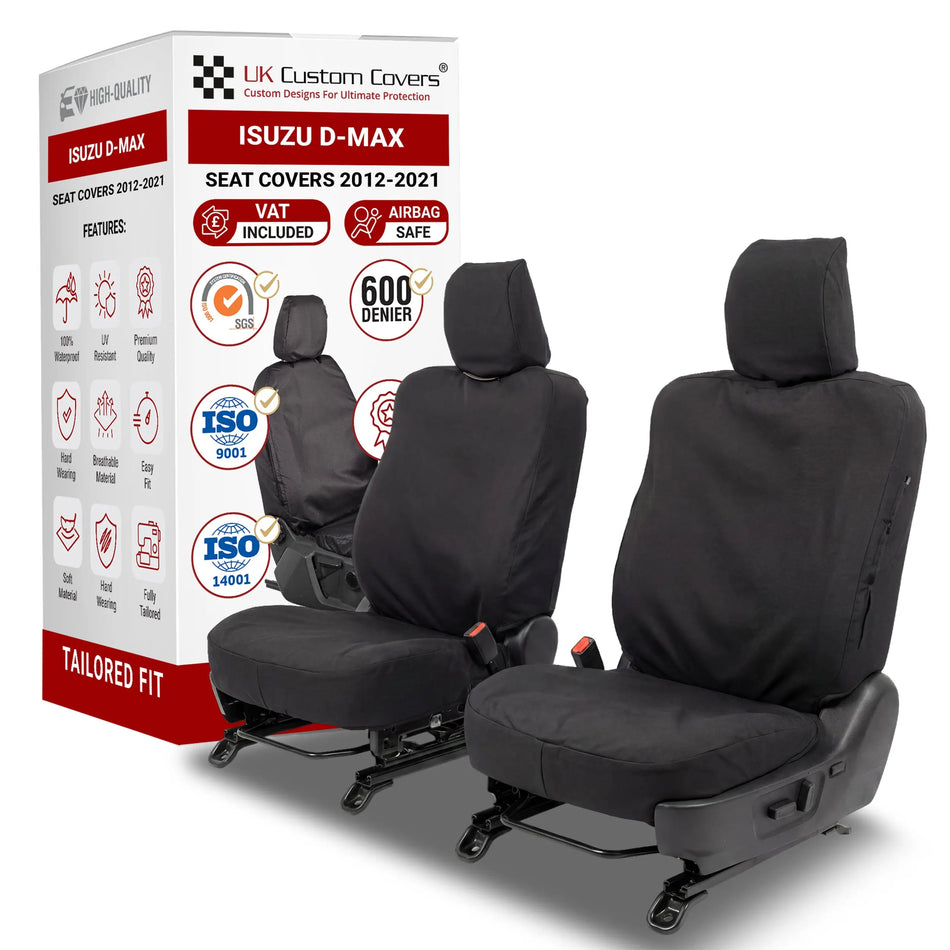 Isuzu D Max (Inc. Tipper) Seat Covers Cotton-Backed PU