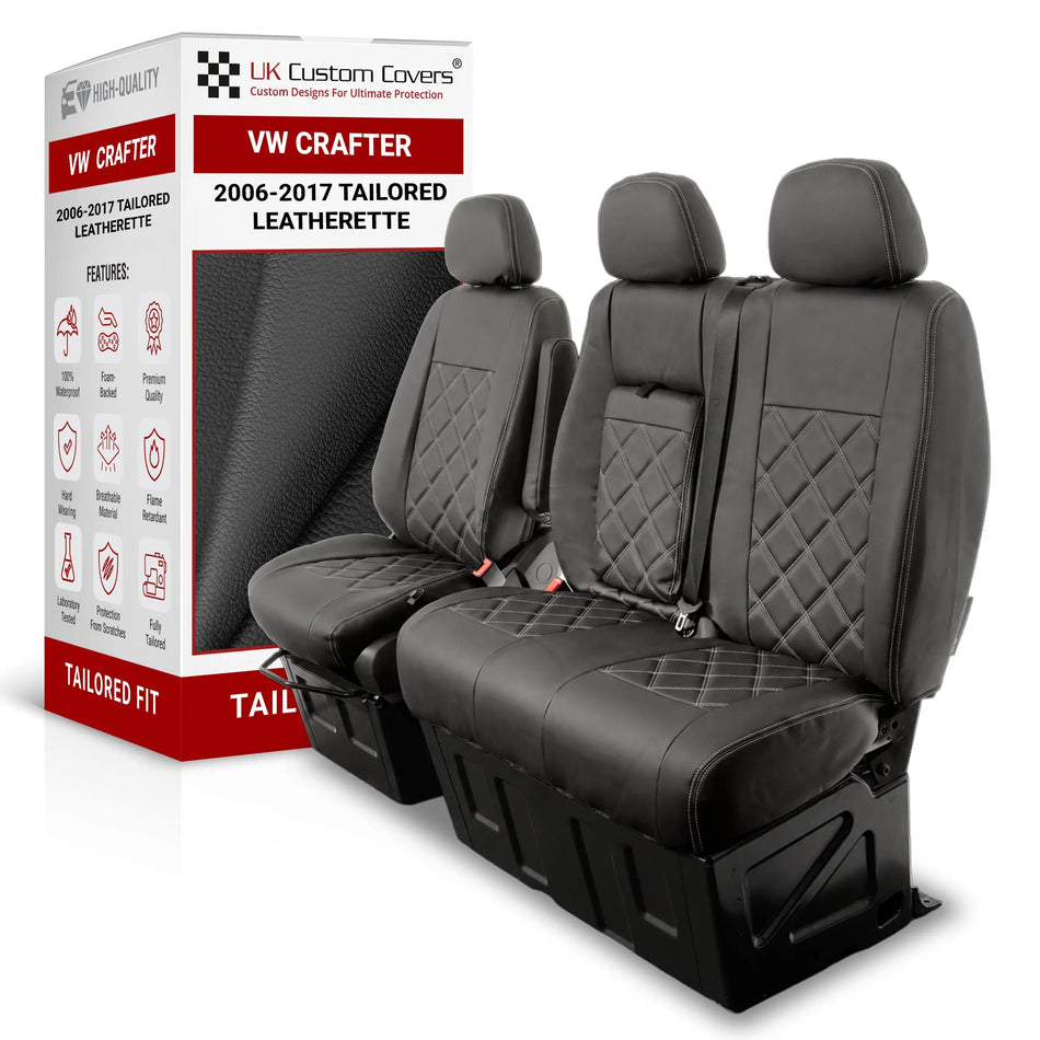 VW Crafter Seat Covers Tailored Leatherette