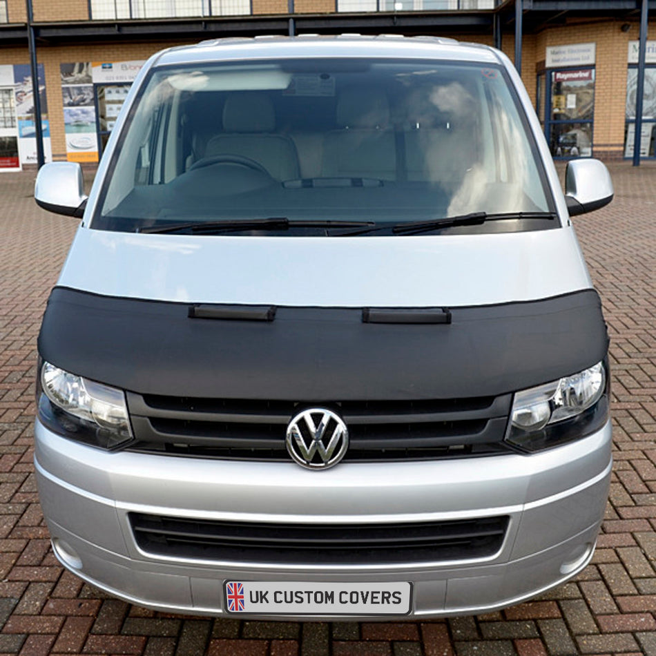 VW Transporter T5/T5.1 Half Bonnet Bra (2009-2015) Black