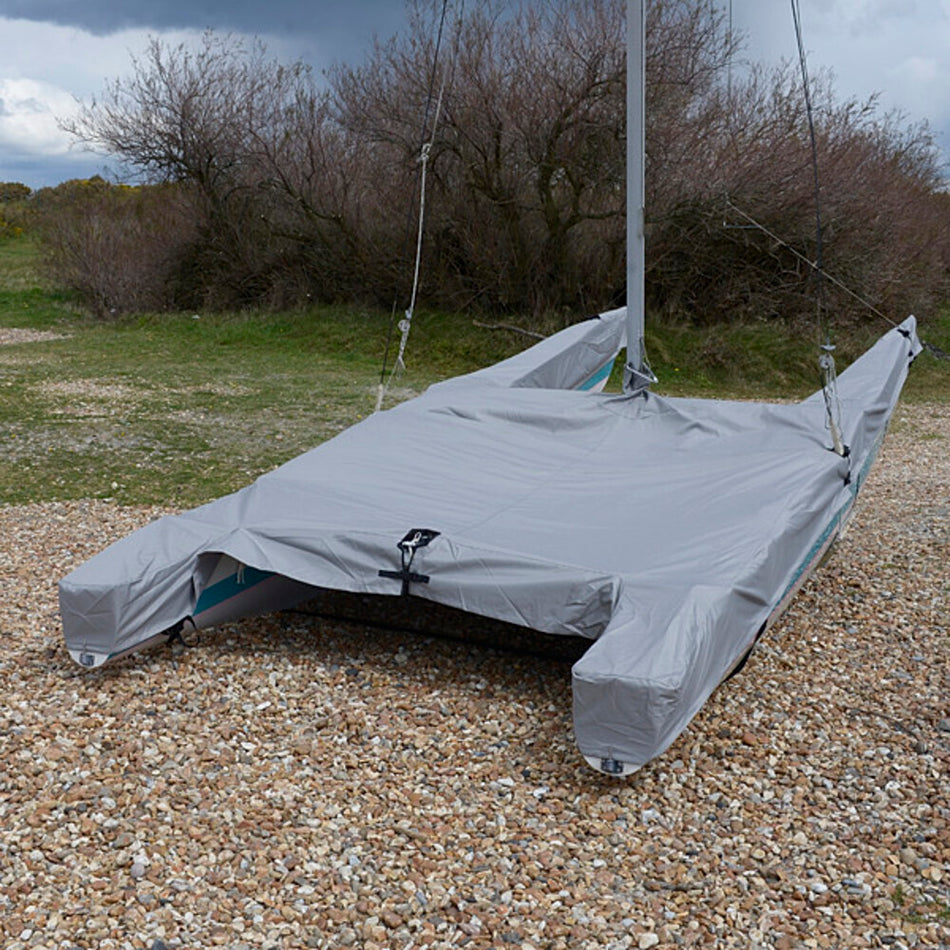 Dart 18 Sailing Dinghy Boat Cover Tailored (Grey)