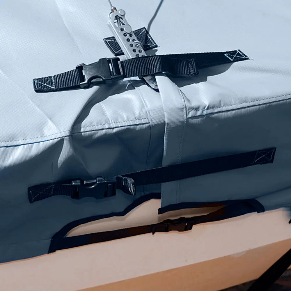 Solo Dinghy Overboom Boat Cover (Blue) UK Custom Covers