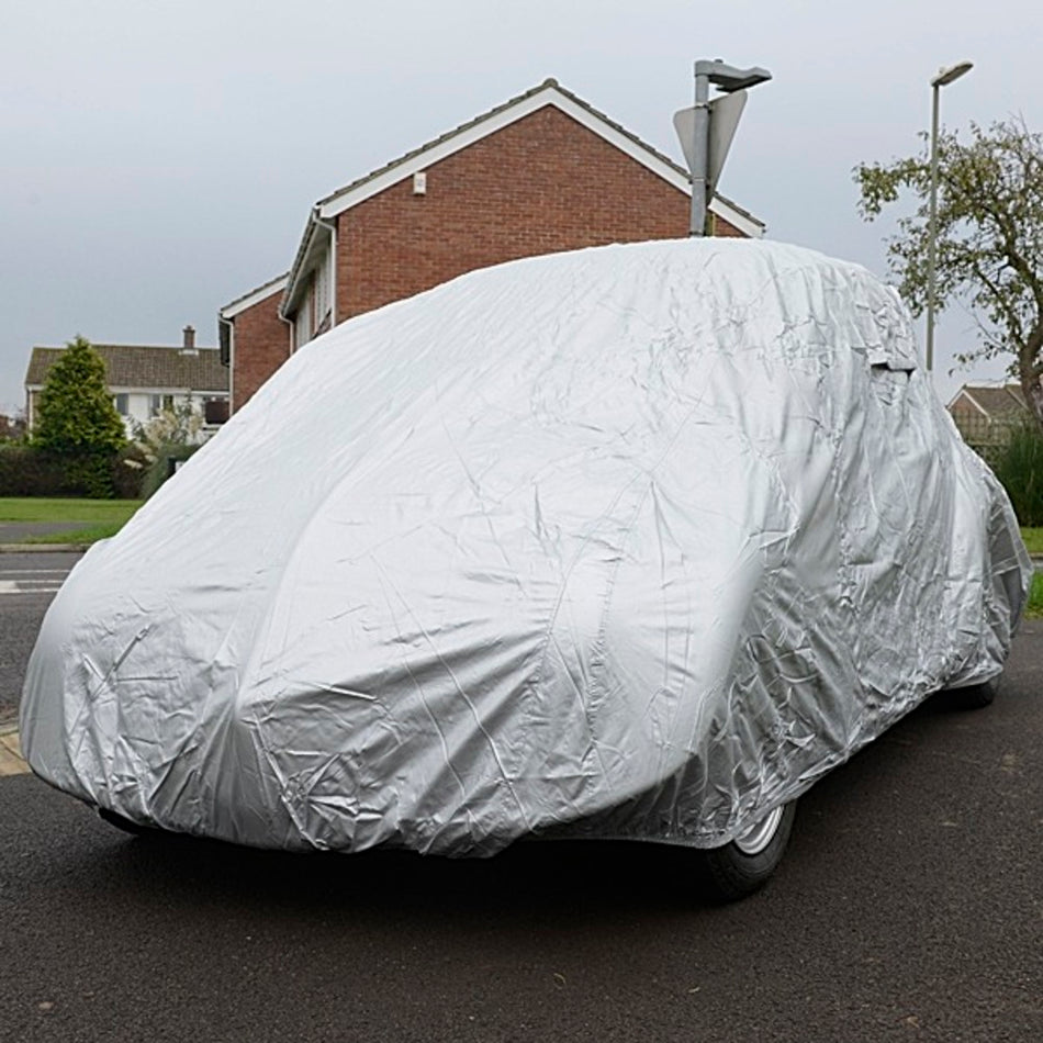 VW Classic Beetle Indoor/Outdoor Car Cover (Silver)