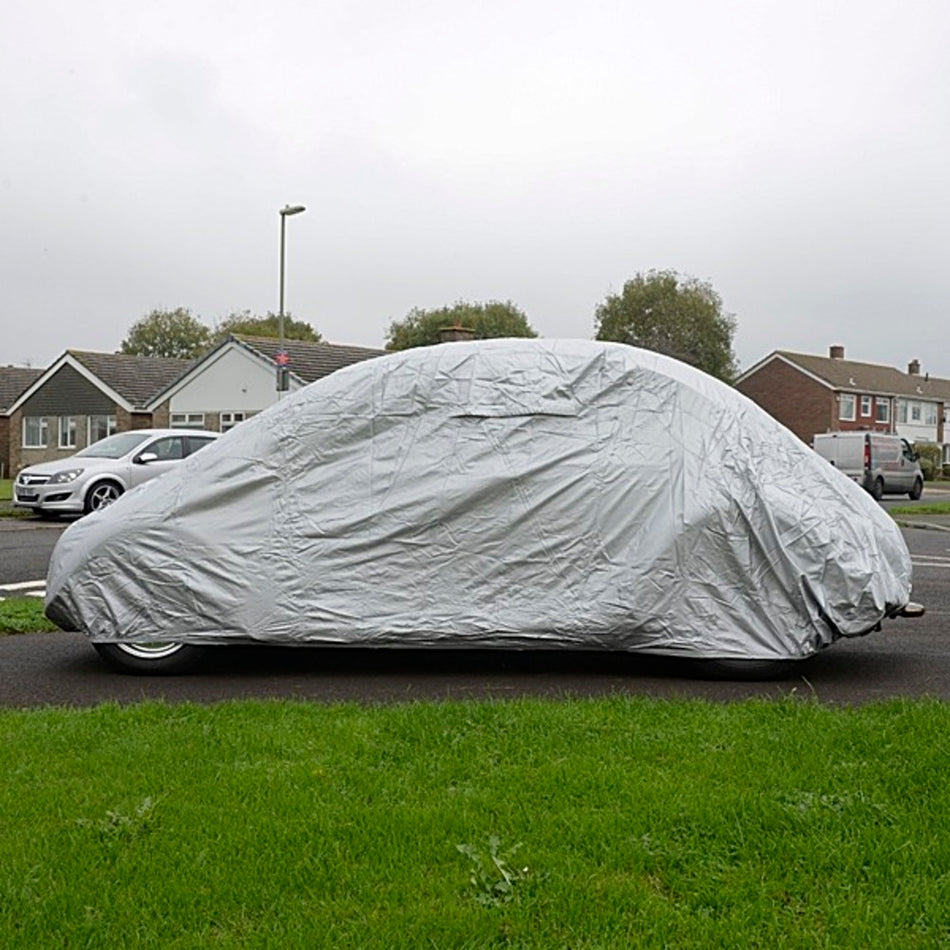 VW Classic Beetle Indoor/Outdoor Car Cover (Silver)