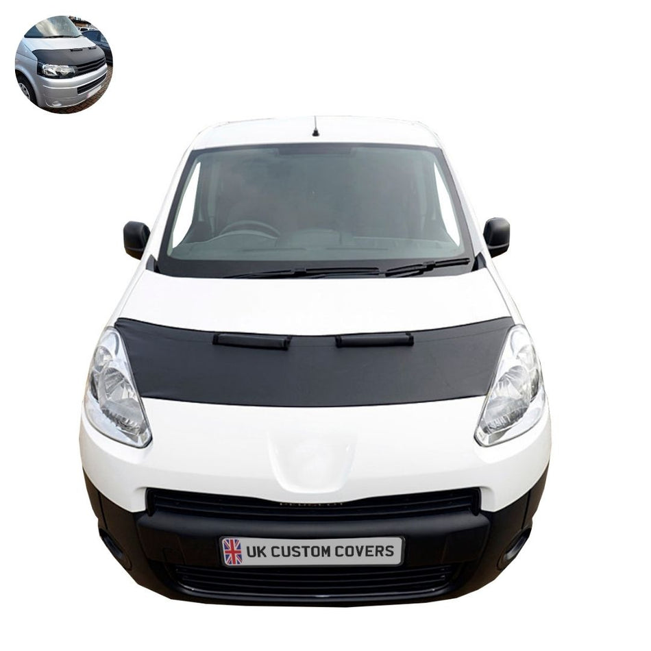 Citroen Berlingo Bonnet Bra (2008-2018) Black UK Custom Covers